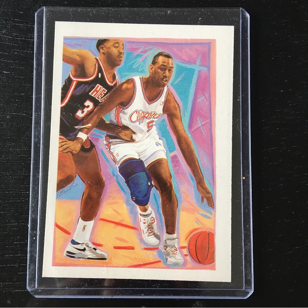 NBA HOOPS #366 DANNY MANNING CARD (1990) MINT